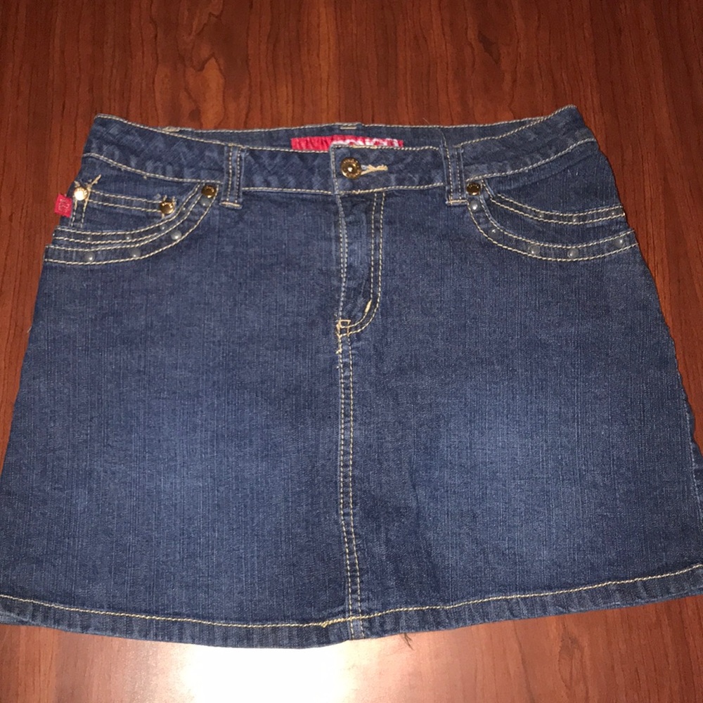 Blue jeans skirt